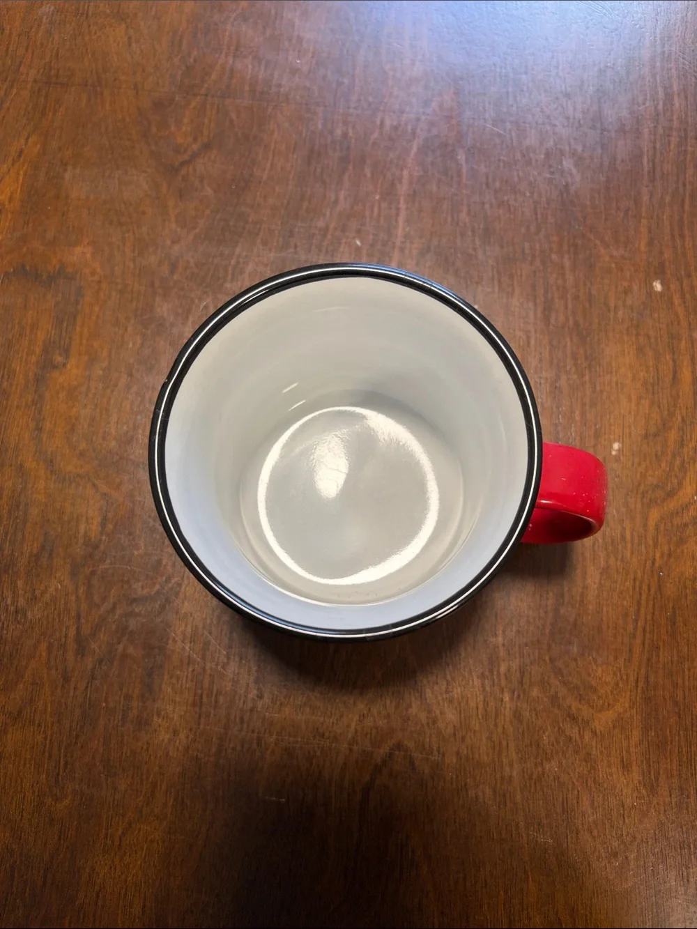 Target Red Speckle Logo Ceramic Mug